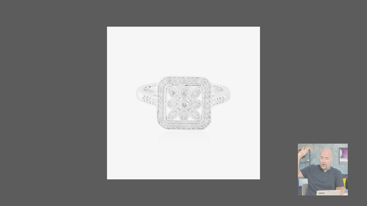 Video Collana in argento con Diamante I2 (J)