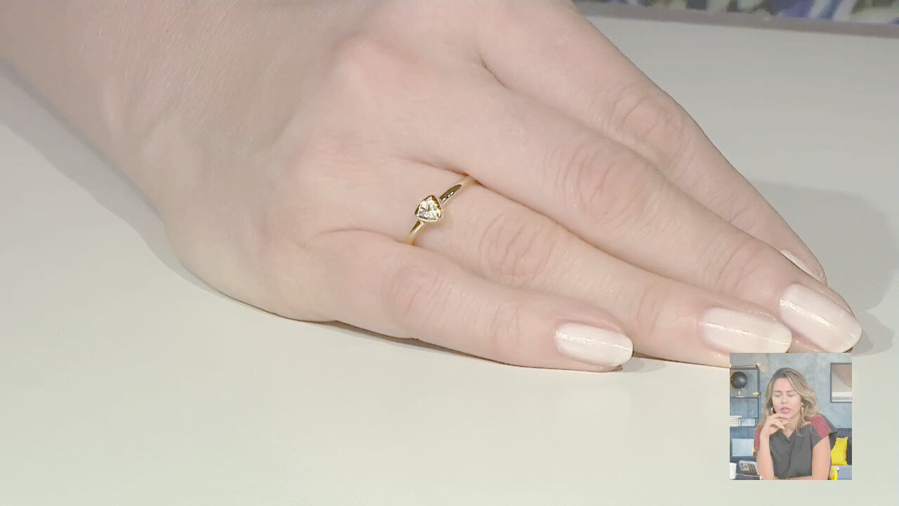 Video Anello in argento con Zircone