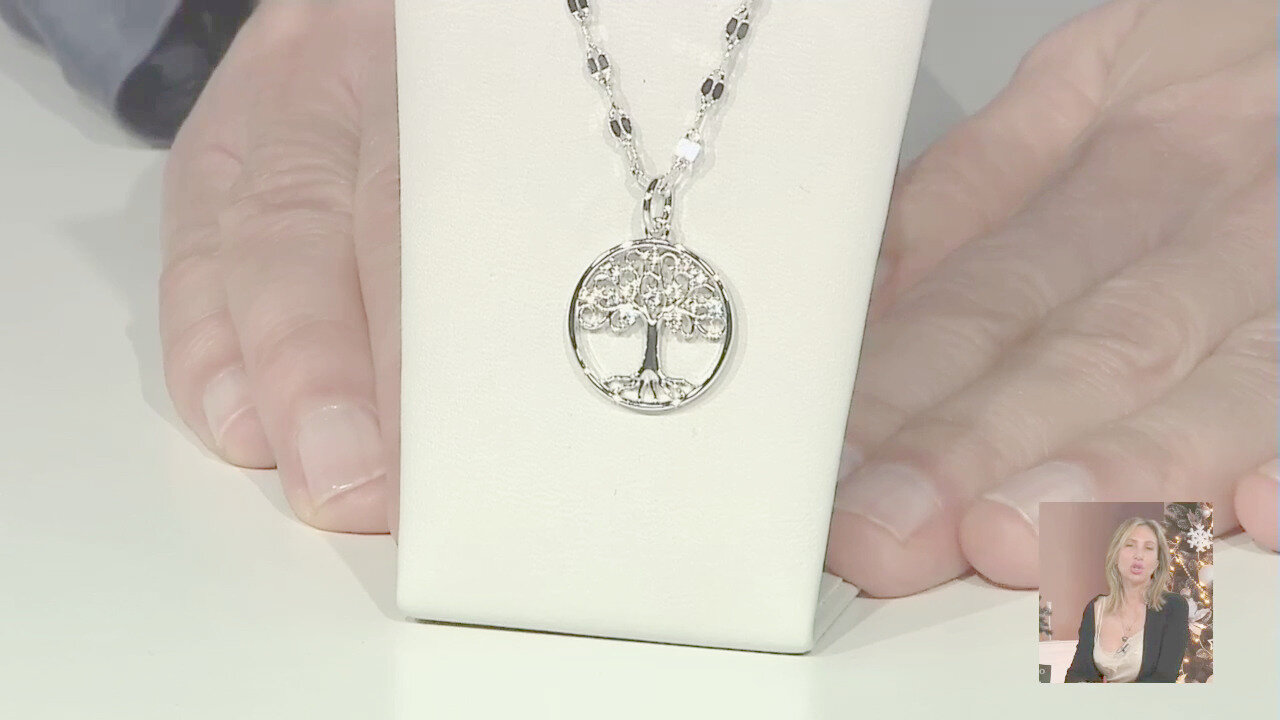 Video Collana in argento con Zircone