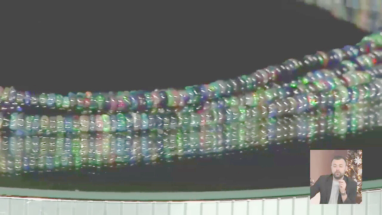 Video Ciondolo in argento con Opale di Welo
