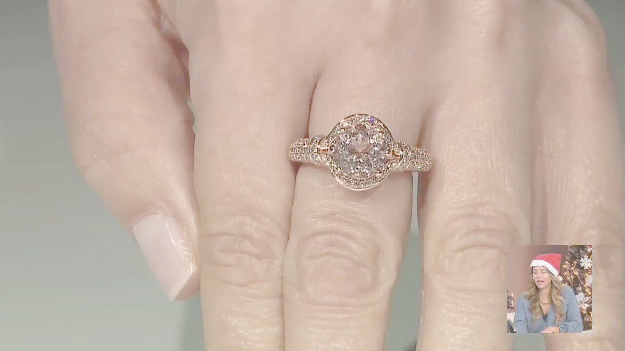 Video Anello in oro con Diamante Giallo VS1 (Annette)
