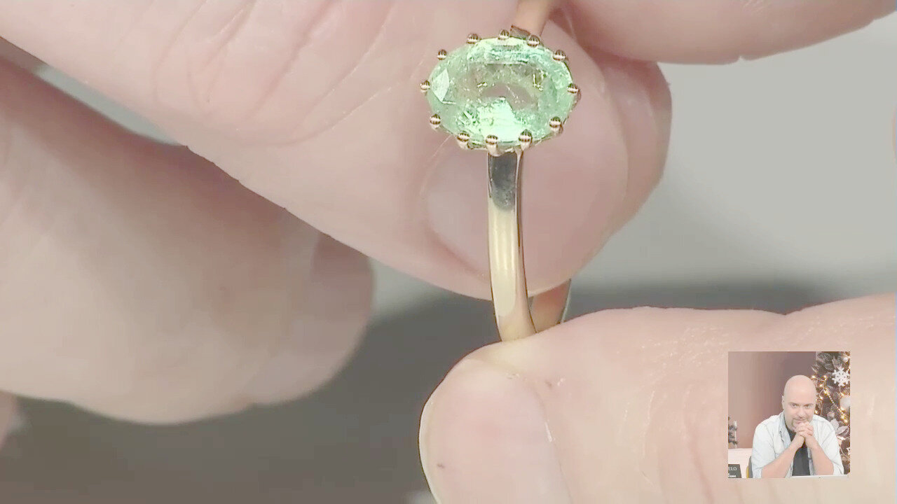Video Anello in oro con Smeraldo Colombiano
