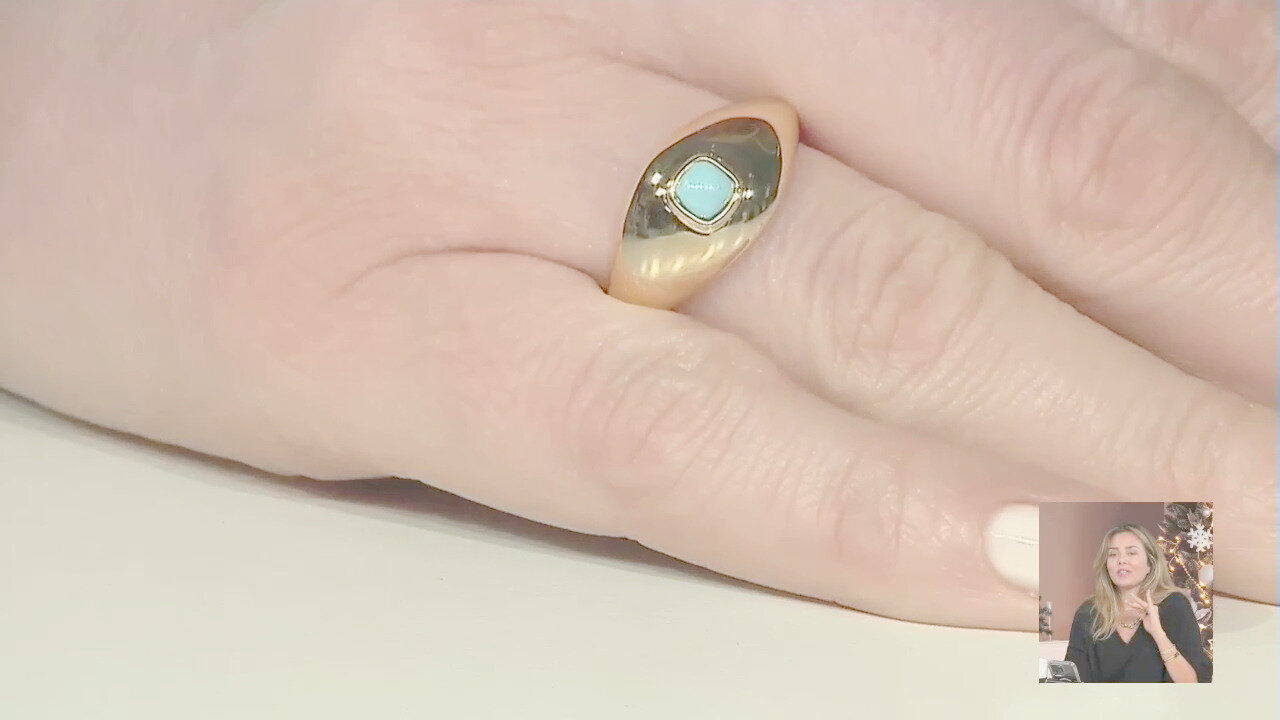Video Anello in argento con Turchese Sleeping Beauty