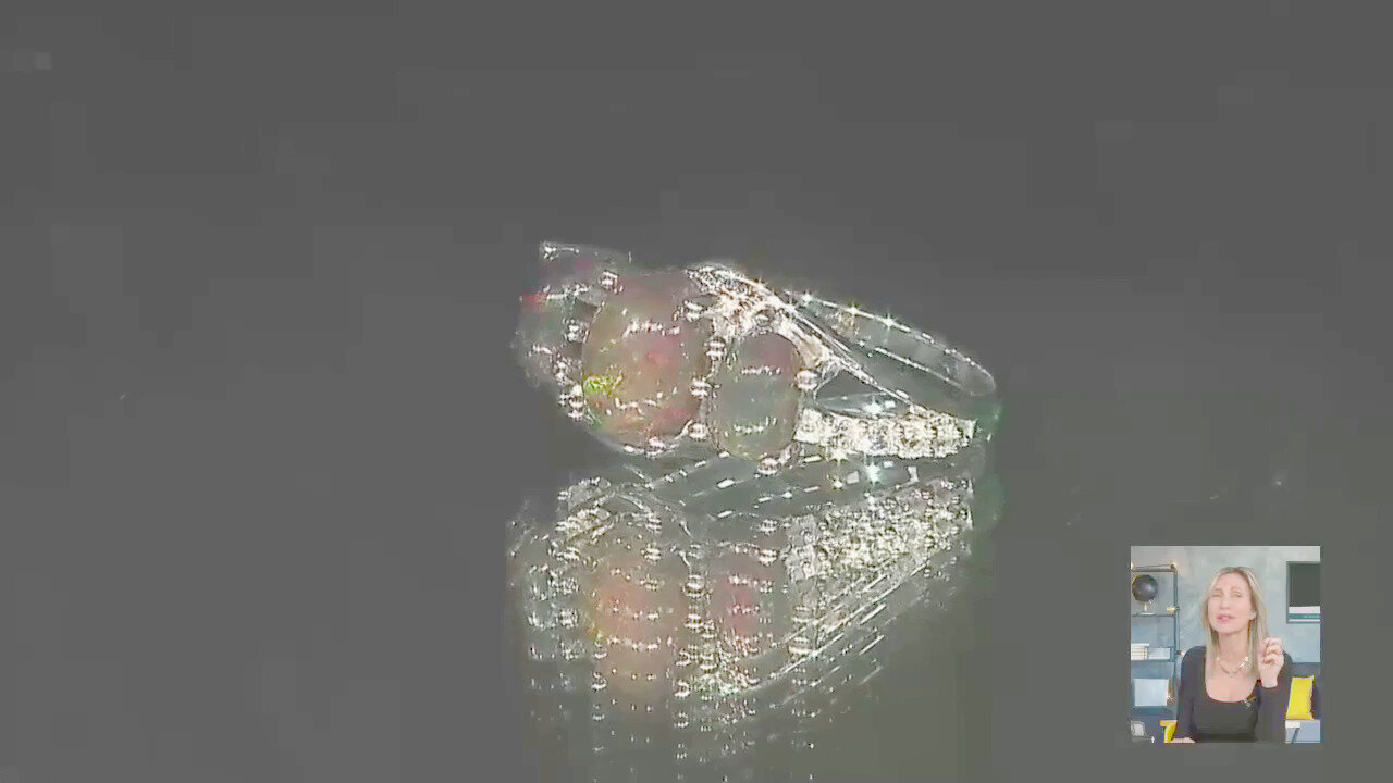 Video Anello in argento con Opale Mezezo