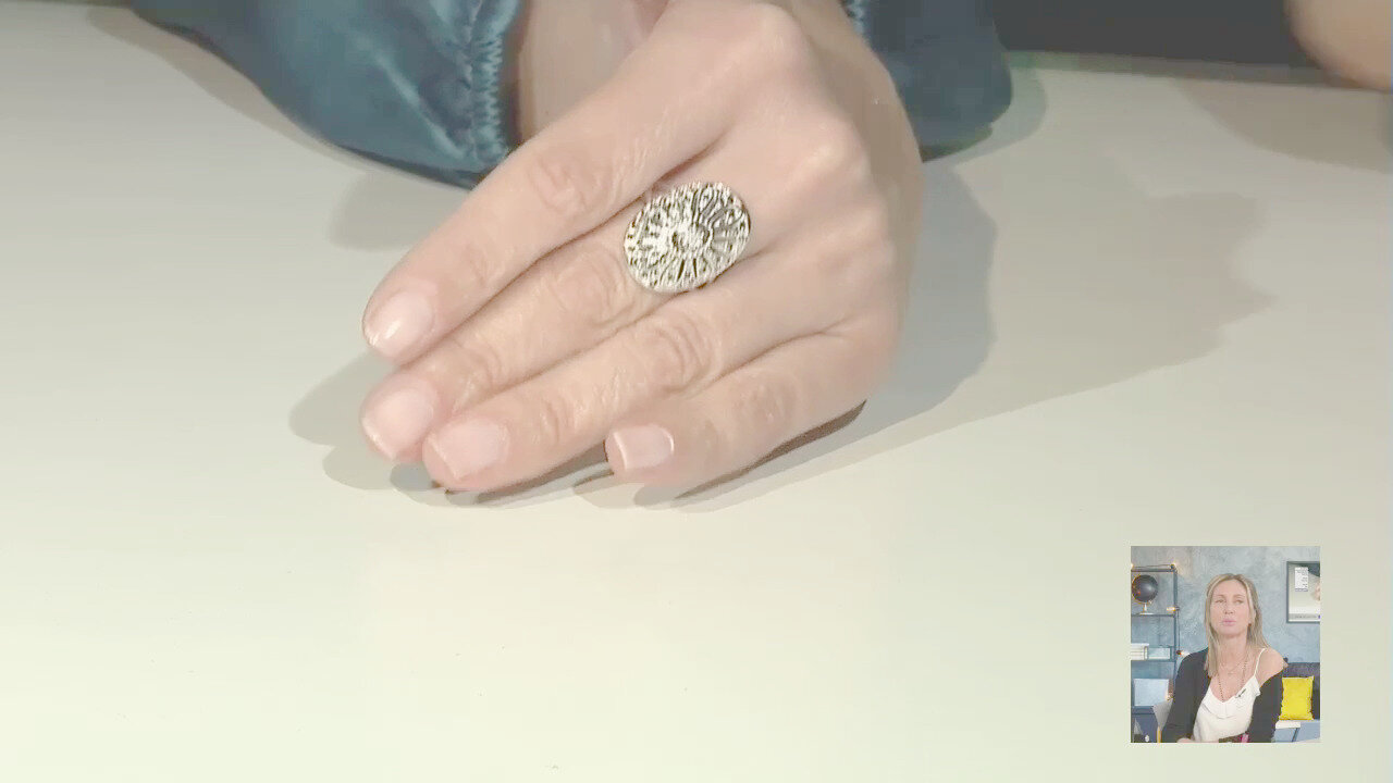 Video Anello in argento con Diamante I2 (J) (Annette classic)