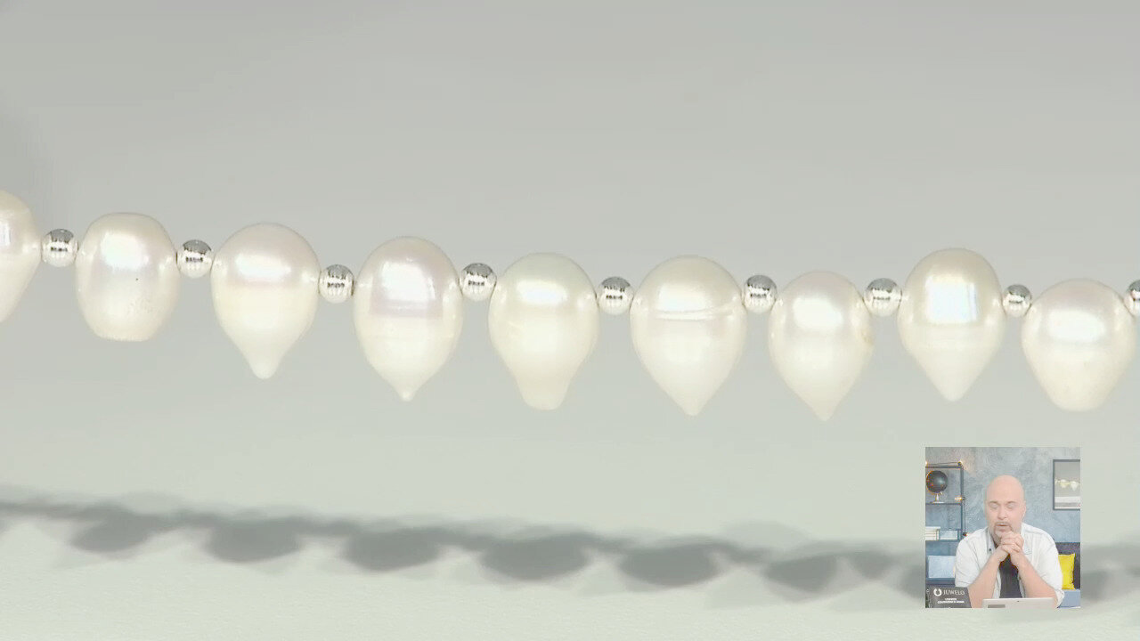 Video Bracciale in argento con Perla di Acqua Dolce (TPC)