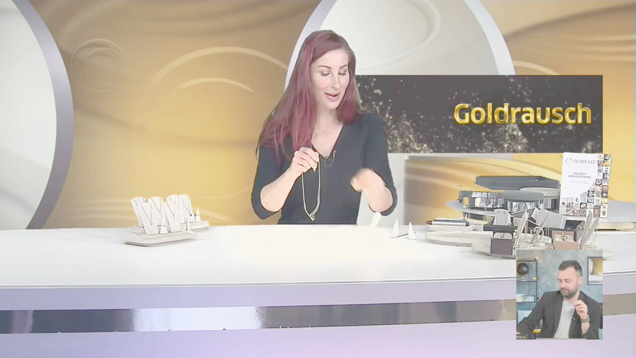 Video Ciondolo in oro con Diamante Cioccolato I1