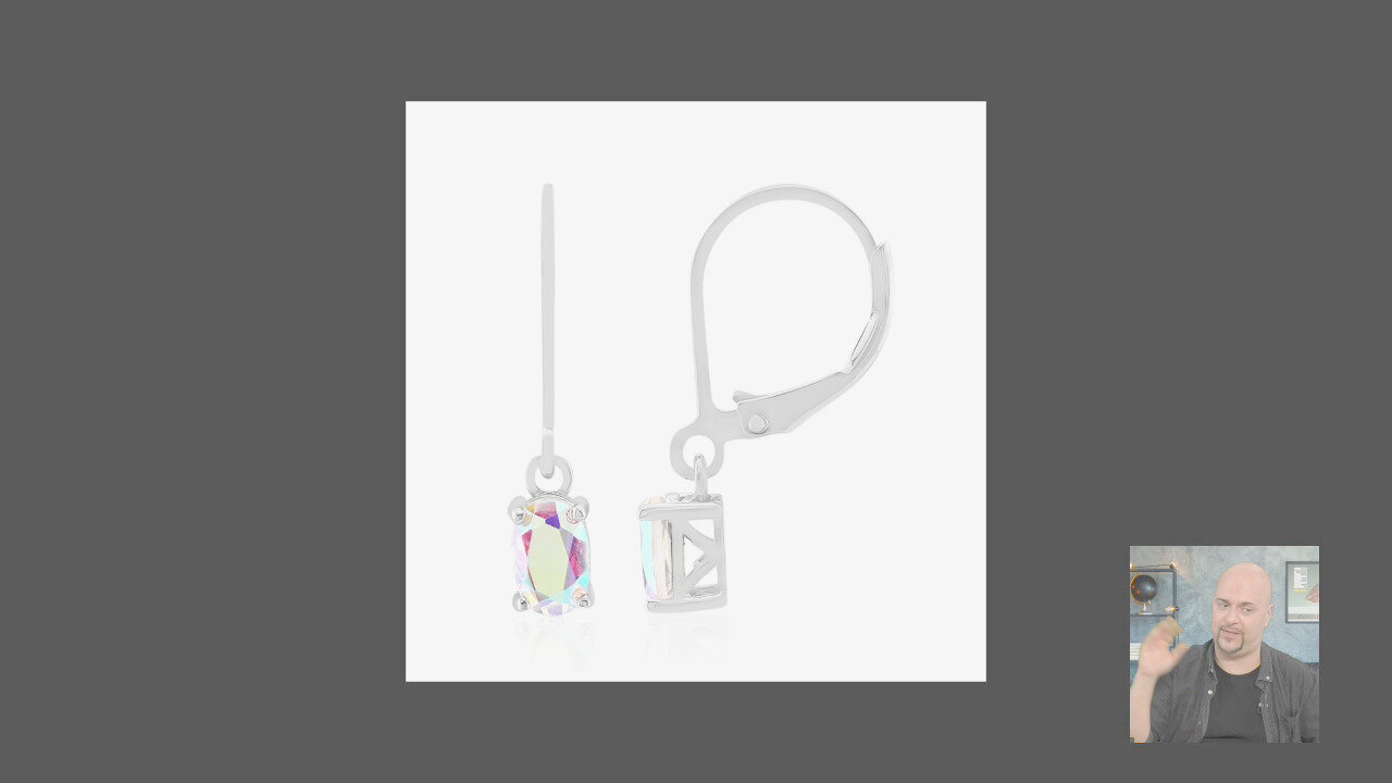 Video Anello in argento con Zircone Rosa