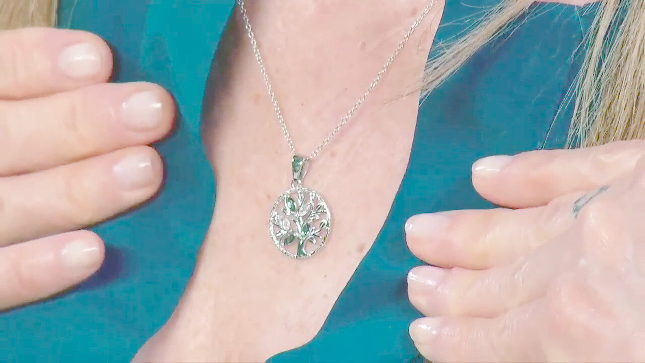 Video Collana in argento con Perla di Acqua Dolce