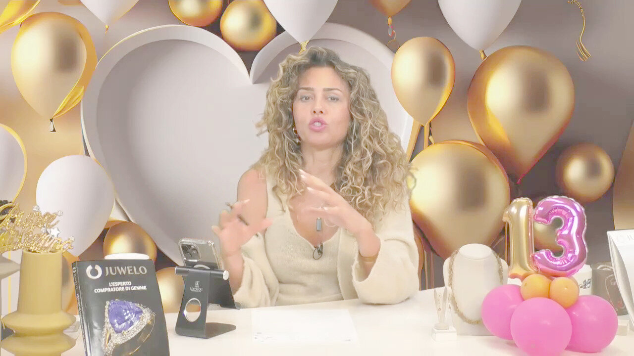 Video Collana in argento con Topazio Bianco