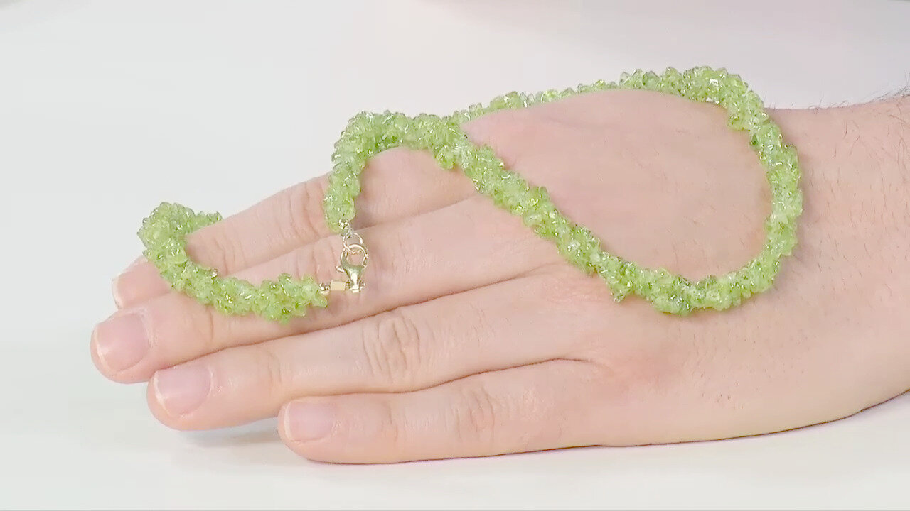 Video Collana in argento con Peridoto