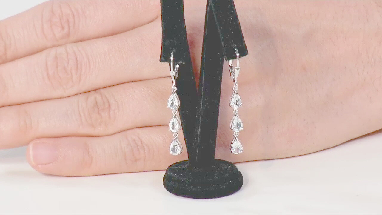 Video Anello in argento con Diamante Rose de France SI1 di Argyle (Annette)