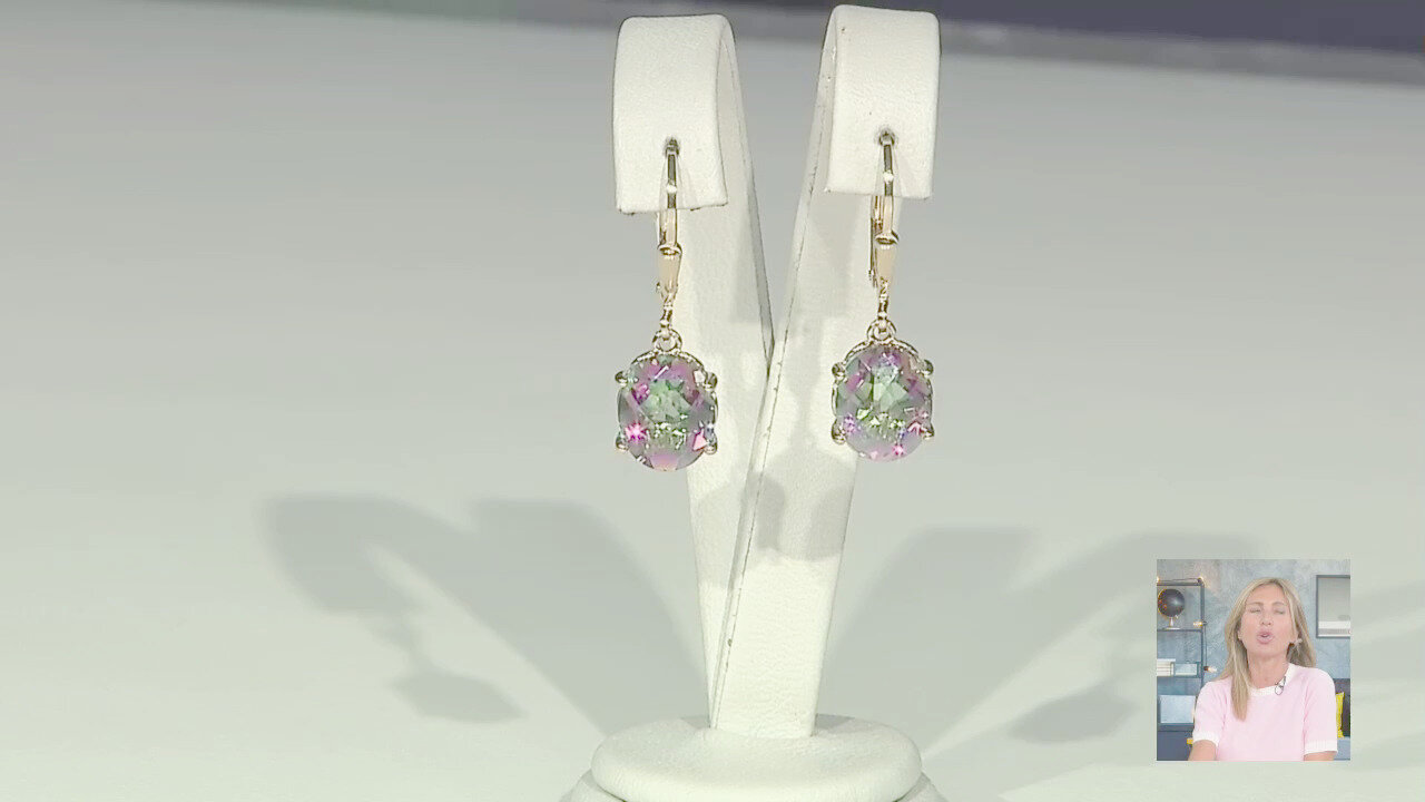 Video Orecchini in argento con Quarzo Mistico
