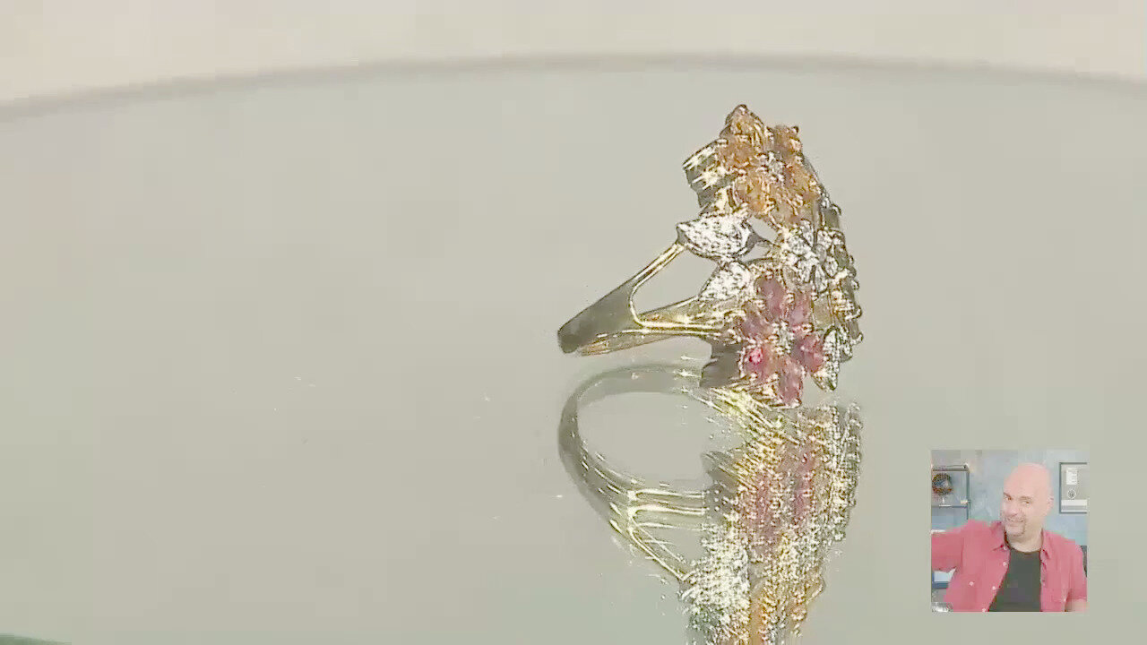 Video Anello in argento con Tormalina Rosa