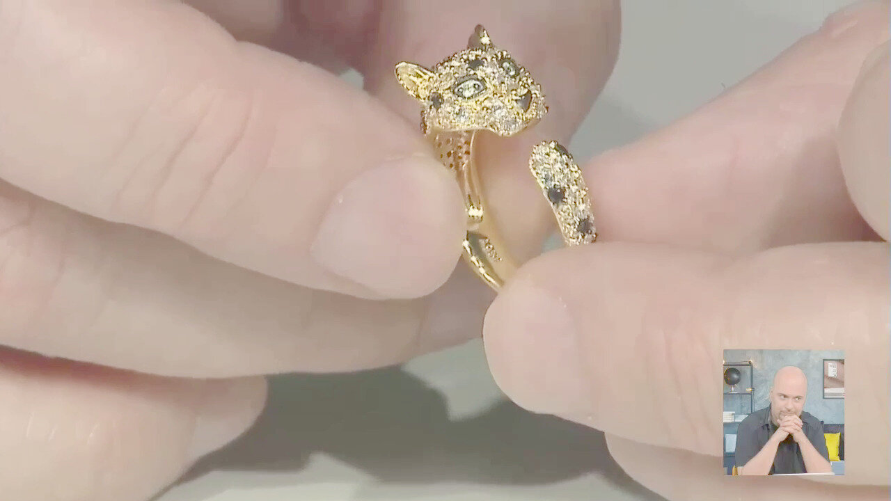 Video Anello in argento con Topazio Bianco