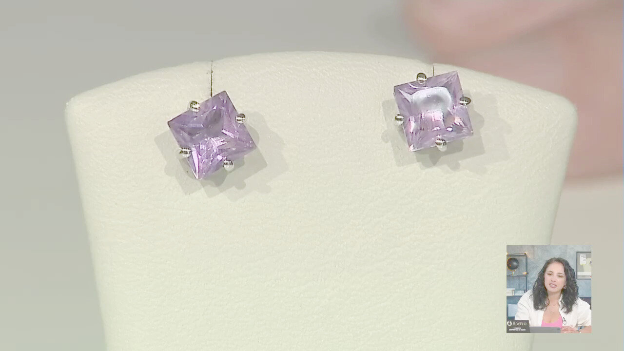 Video Orecchini in argento con Ametista