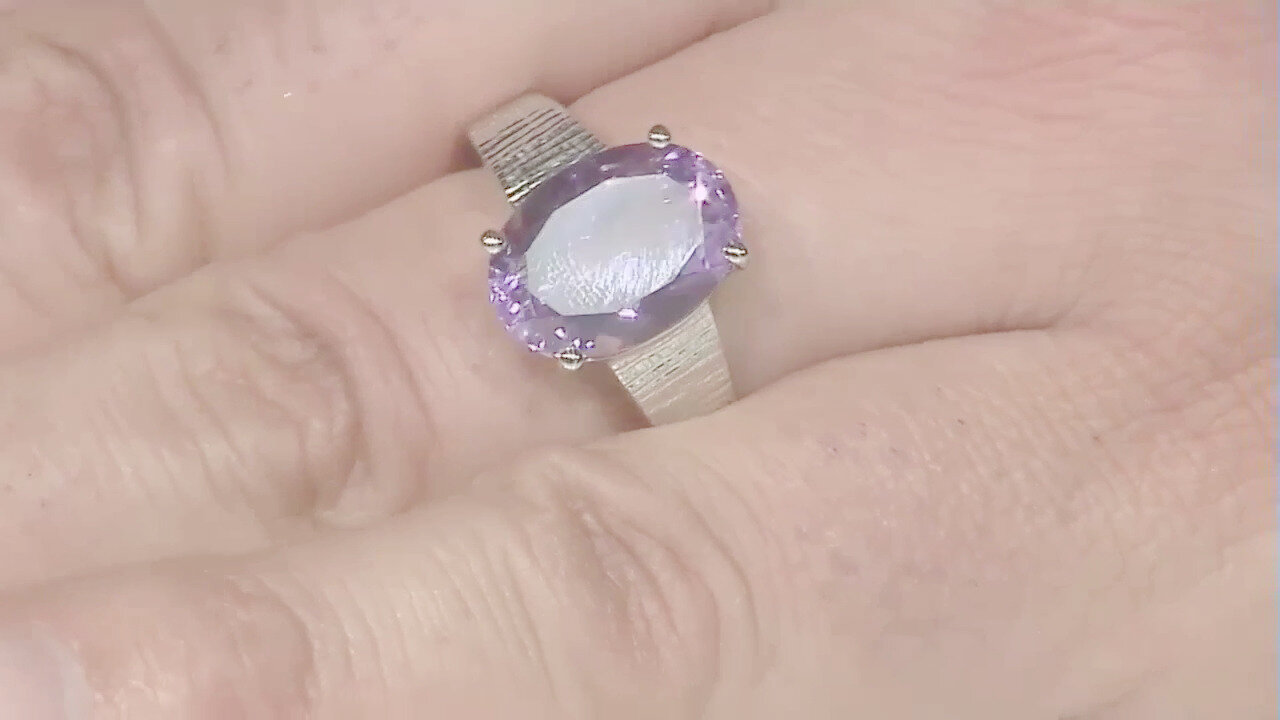 Video Anello in argento con Quarzo Azur