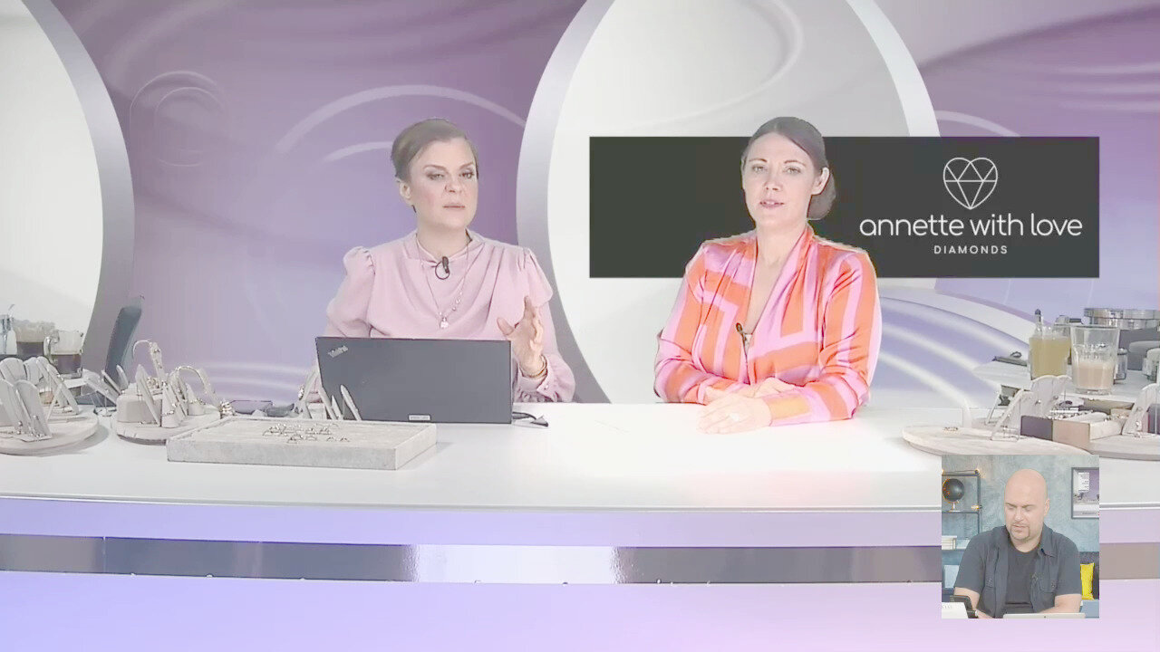 Video Anello in oro con Diamante SI1 (G) (Annette)