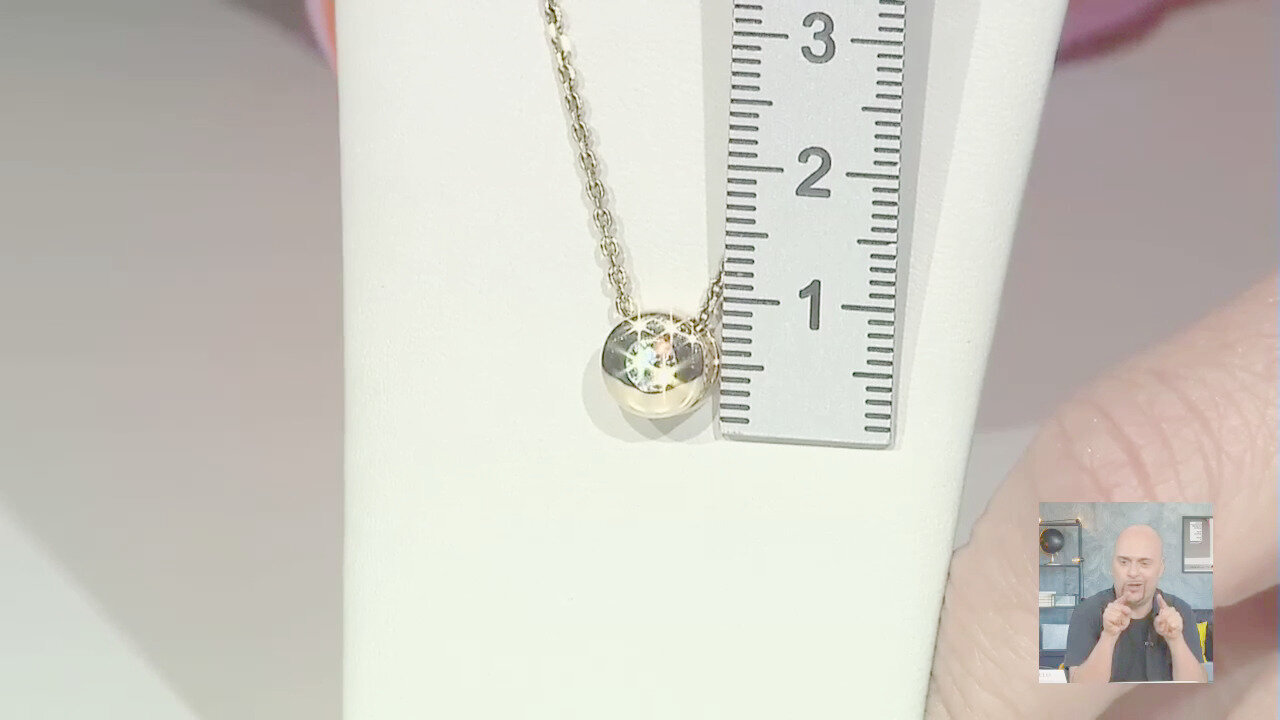 Video Ciondolo in oro con Diamante IF (D) (Annette)