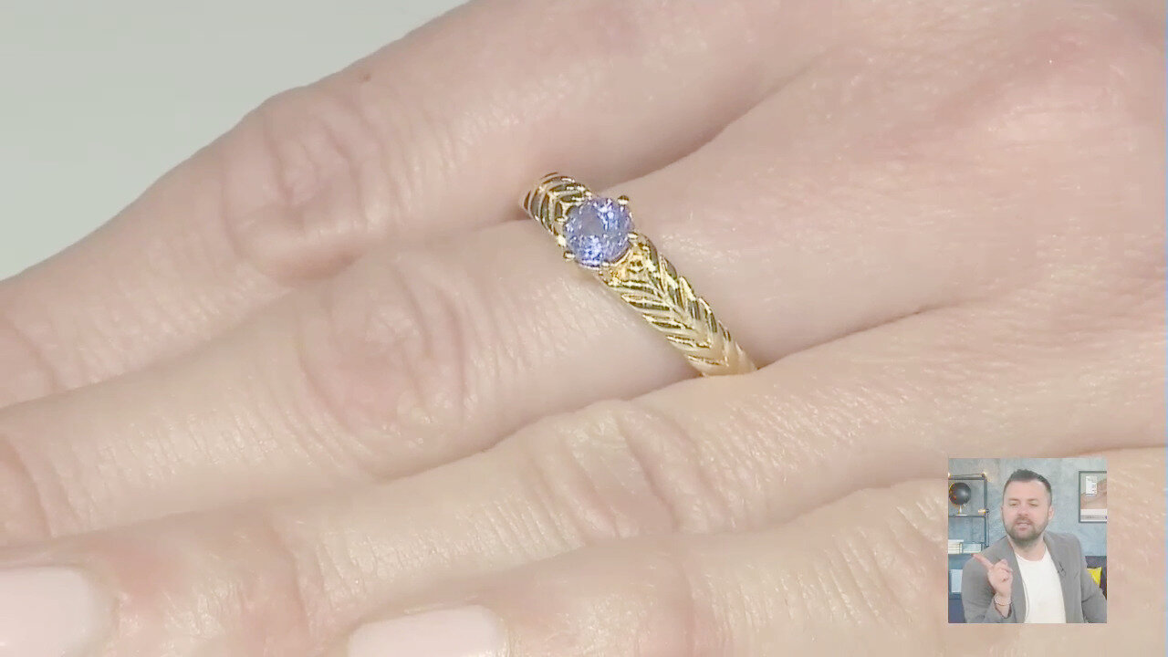 Video Anello in argento con Tanzanite