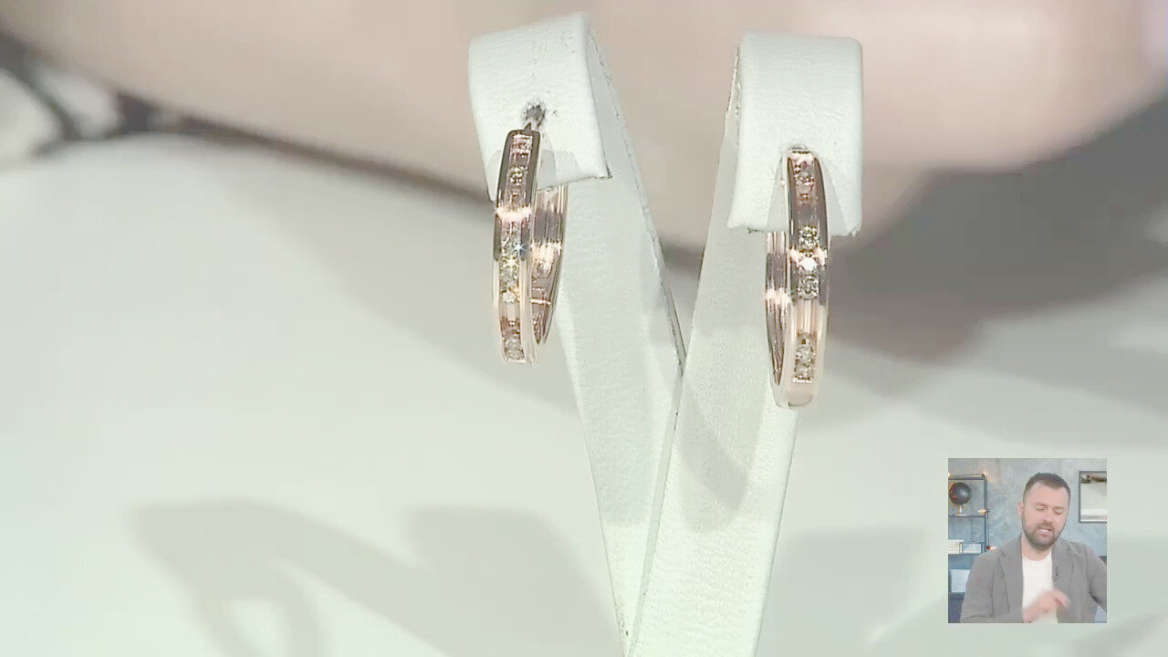 Video Anello in oro con Diamante Rose de France SI1 di Argyle (Annette)