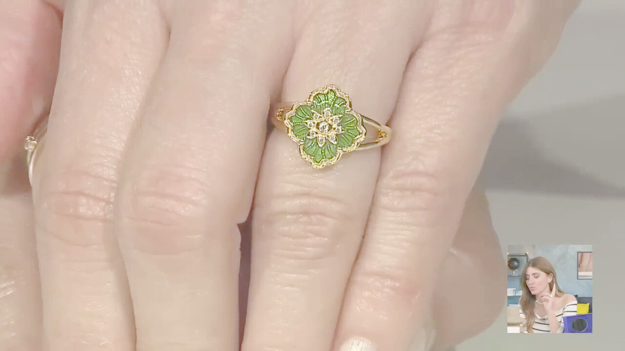 Video Anello in argento con Zircone