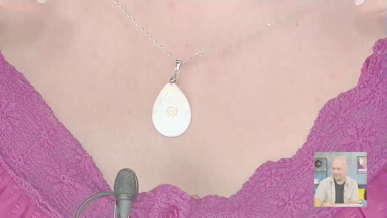 Video Ciondolo in argento con Madreperla
