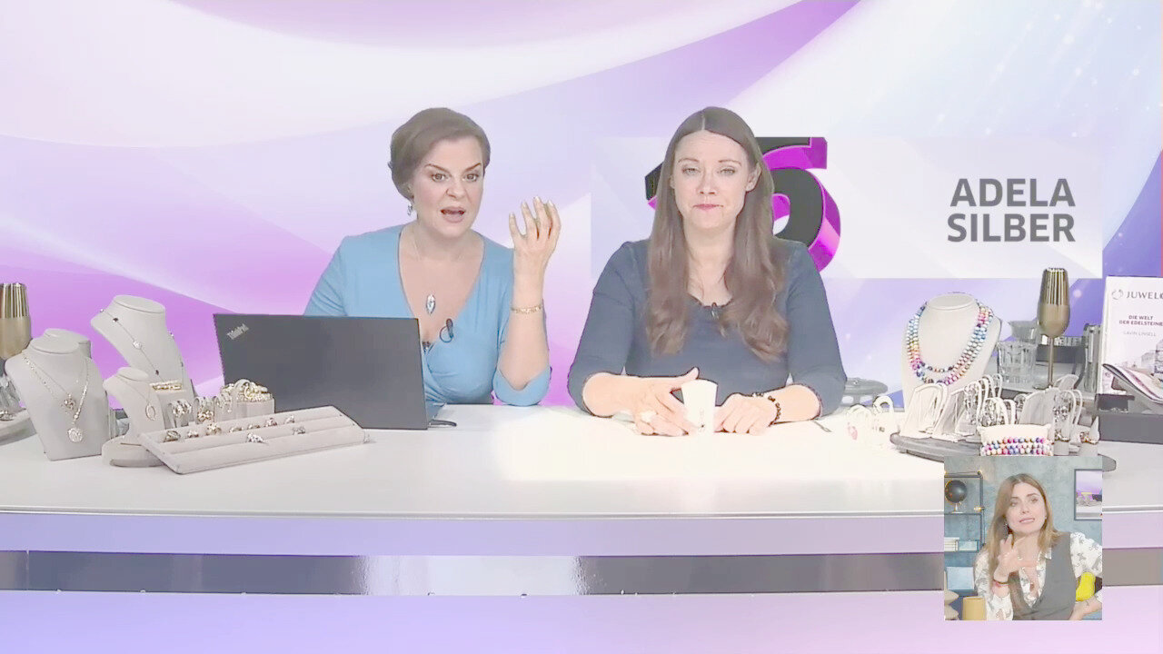 Video Collana in argento con Iolite (Adela Silber)