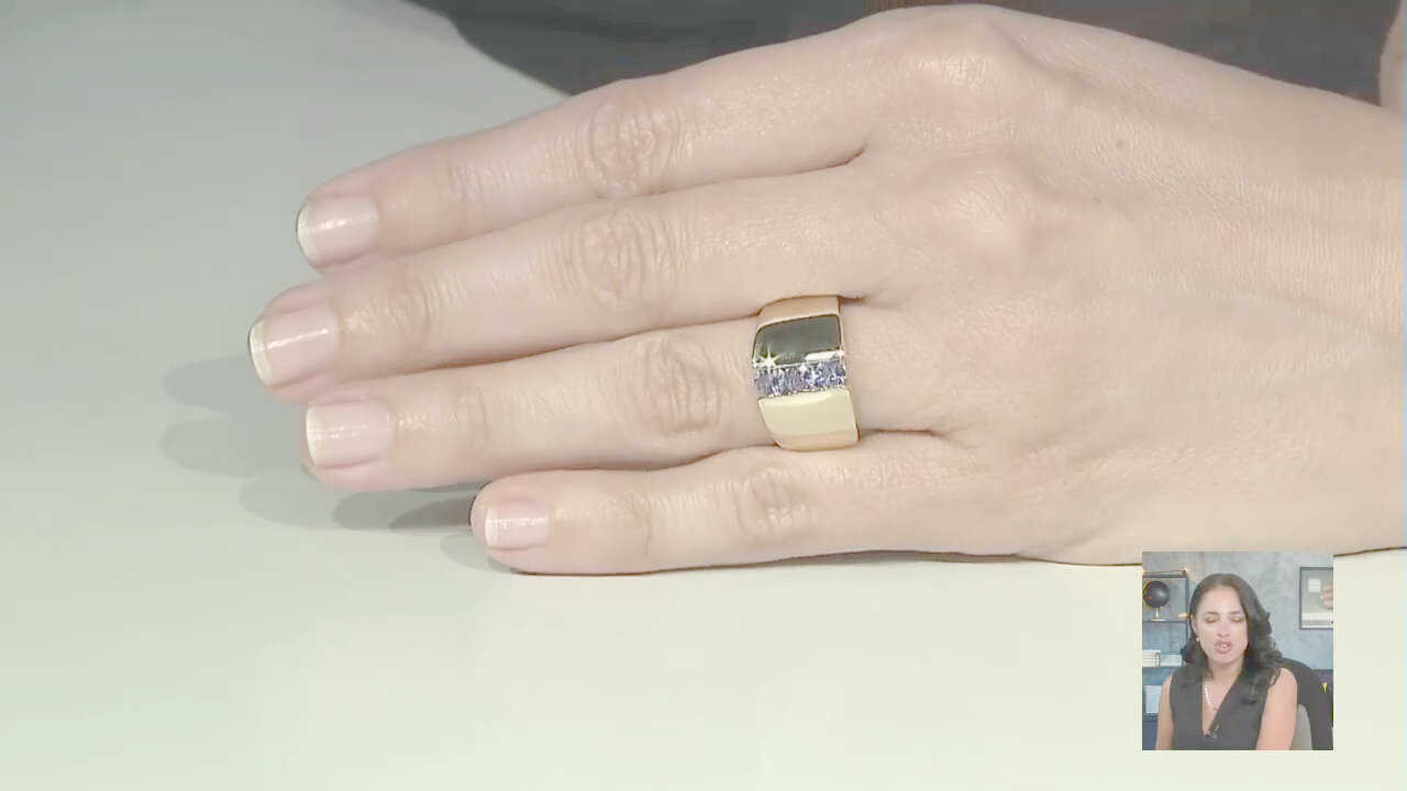 Video Anello in argento con Tanzanite
