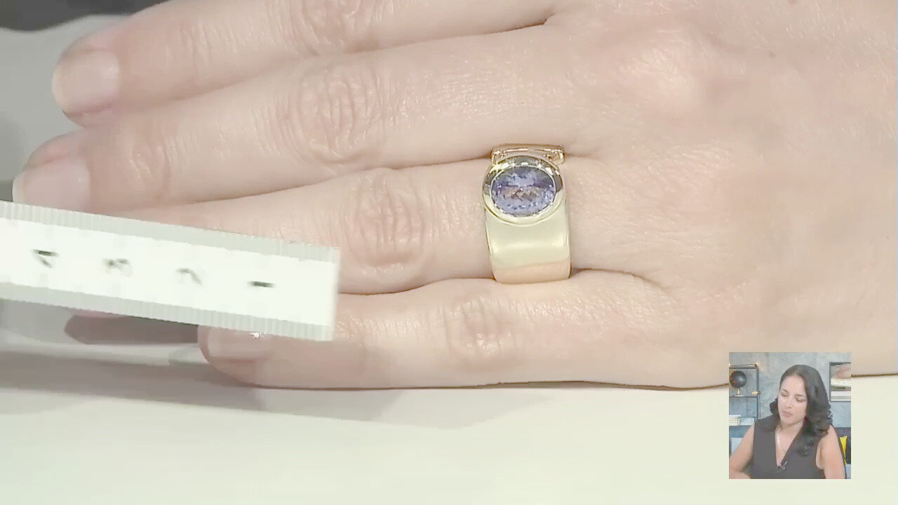 Video Anello in oro con Tanzanite