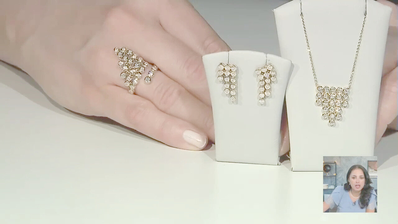 Video Anello in oro con Diamante SI1 (G) (Annette)