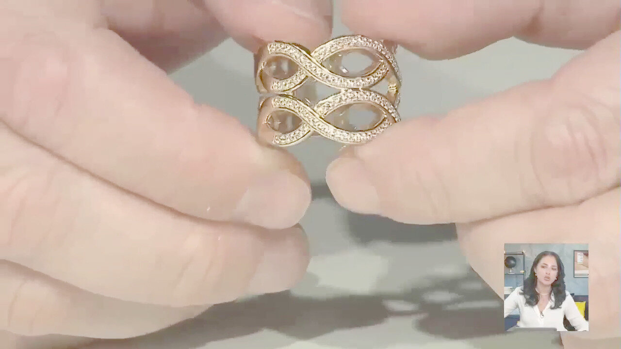 Video Anello in argento con Zircone