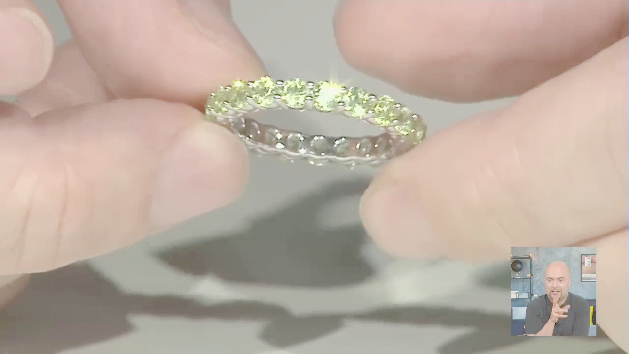 Video Anello in argento con Peridoto