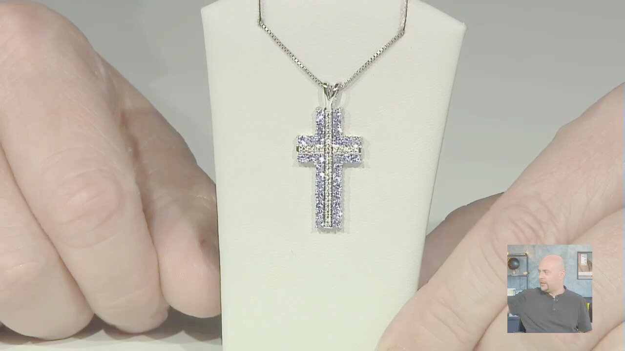 Video Ciondolo in argento con Tanzanite