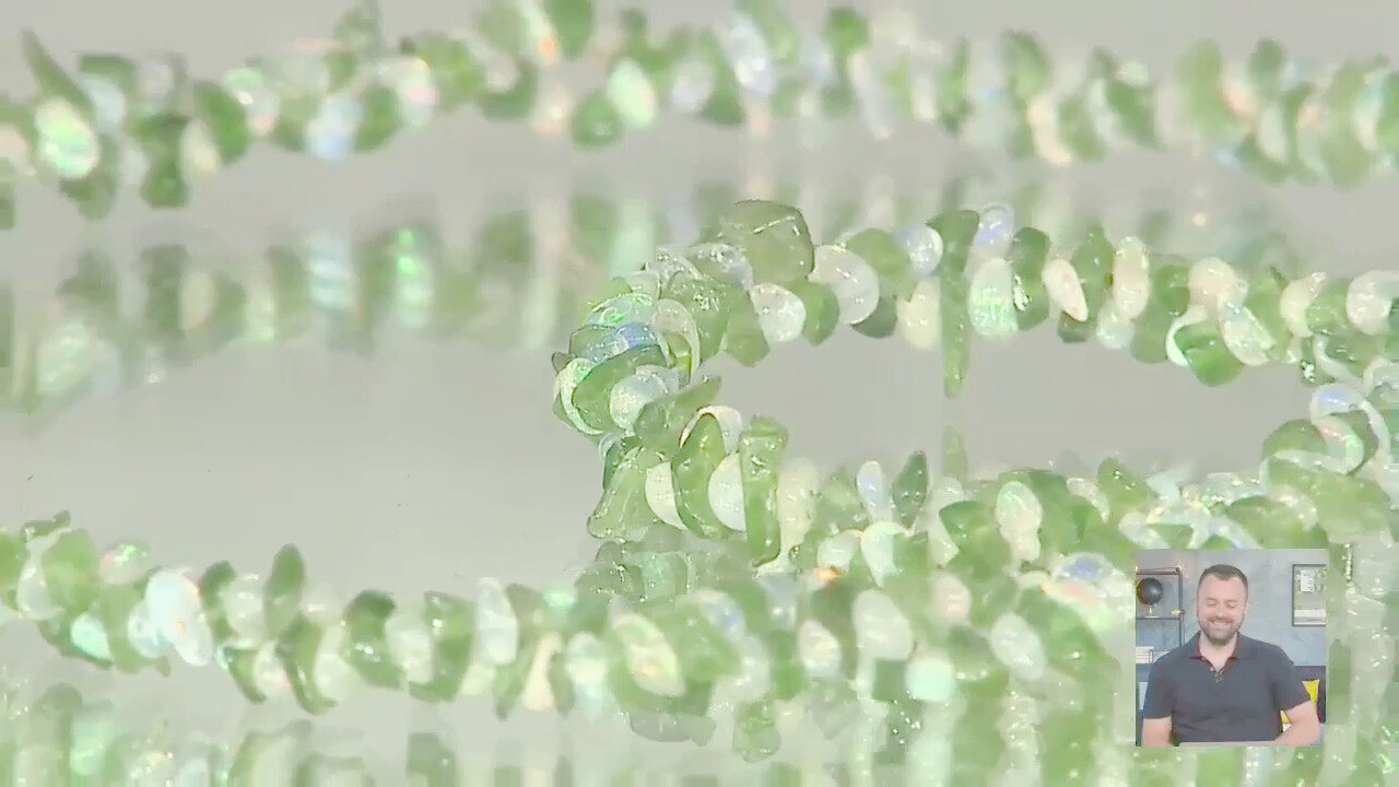 Video Collana in argento con Opale di Welo