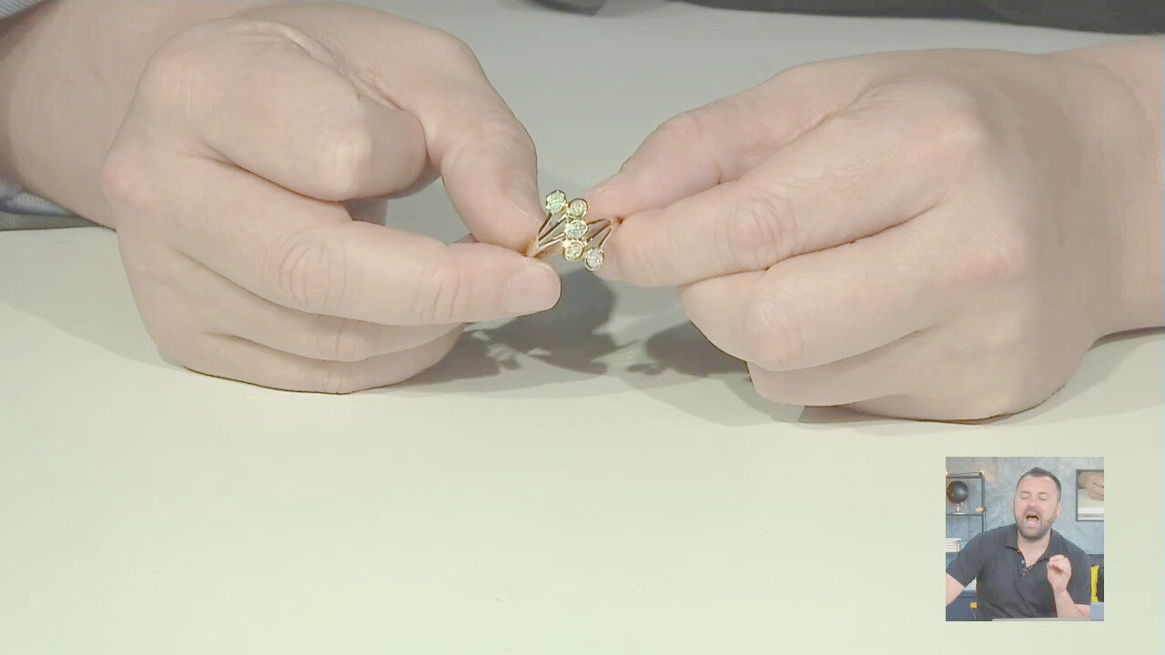 Video Anello in argento con Opale di Welo