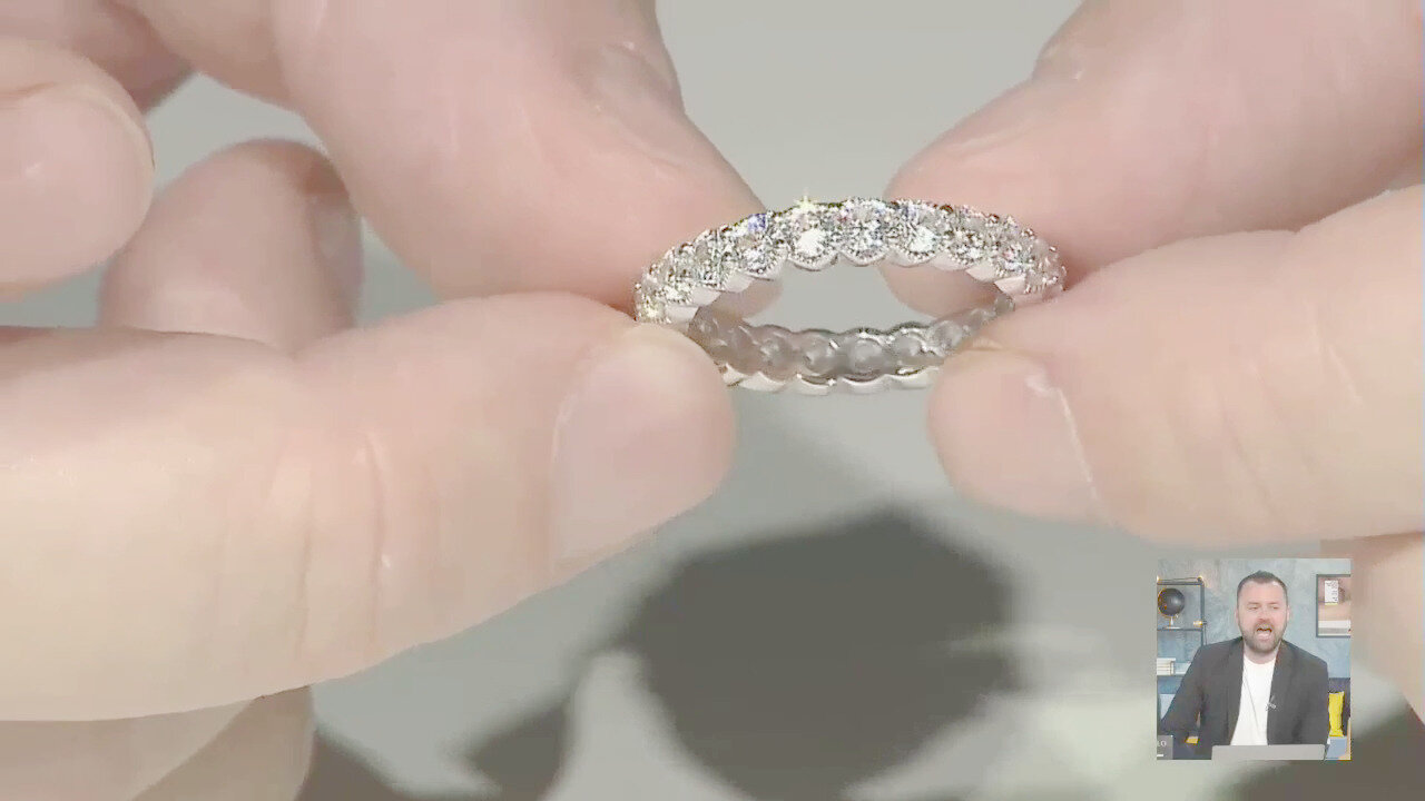 Video Anello in argento con Zircone
