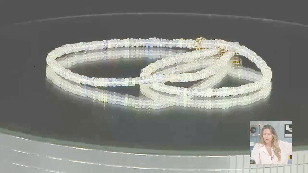 Video Collana in argento con Opale di Welo
