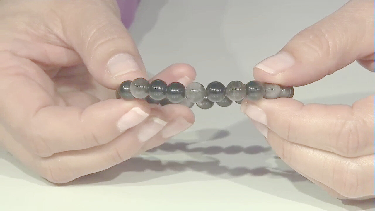 Video Bracciale con Ossidiana Argentata