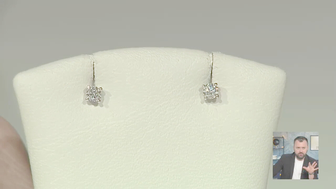 Video Orecchini in oro con Diamante I1 (H) (CIRARI)