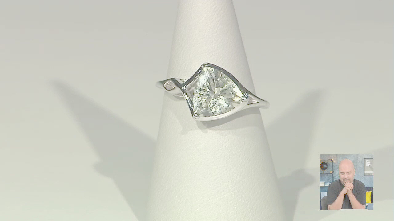 Video Anello in argento con Ametista Verde