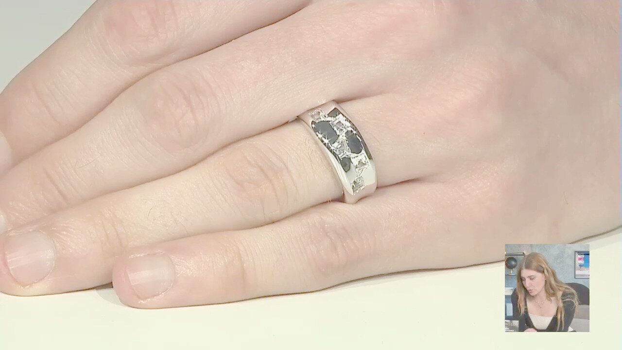 Video Anello in argento con Topazio Bianco