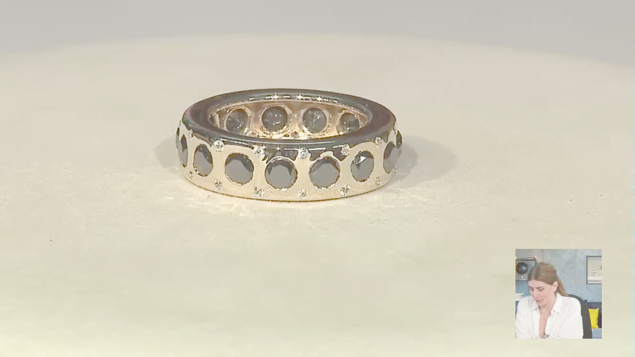 Video Anello in oro con Diamante Nero (de Melo)