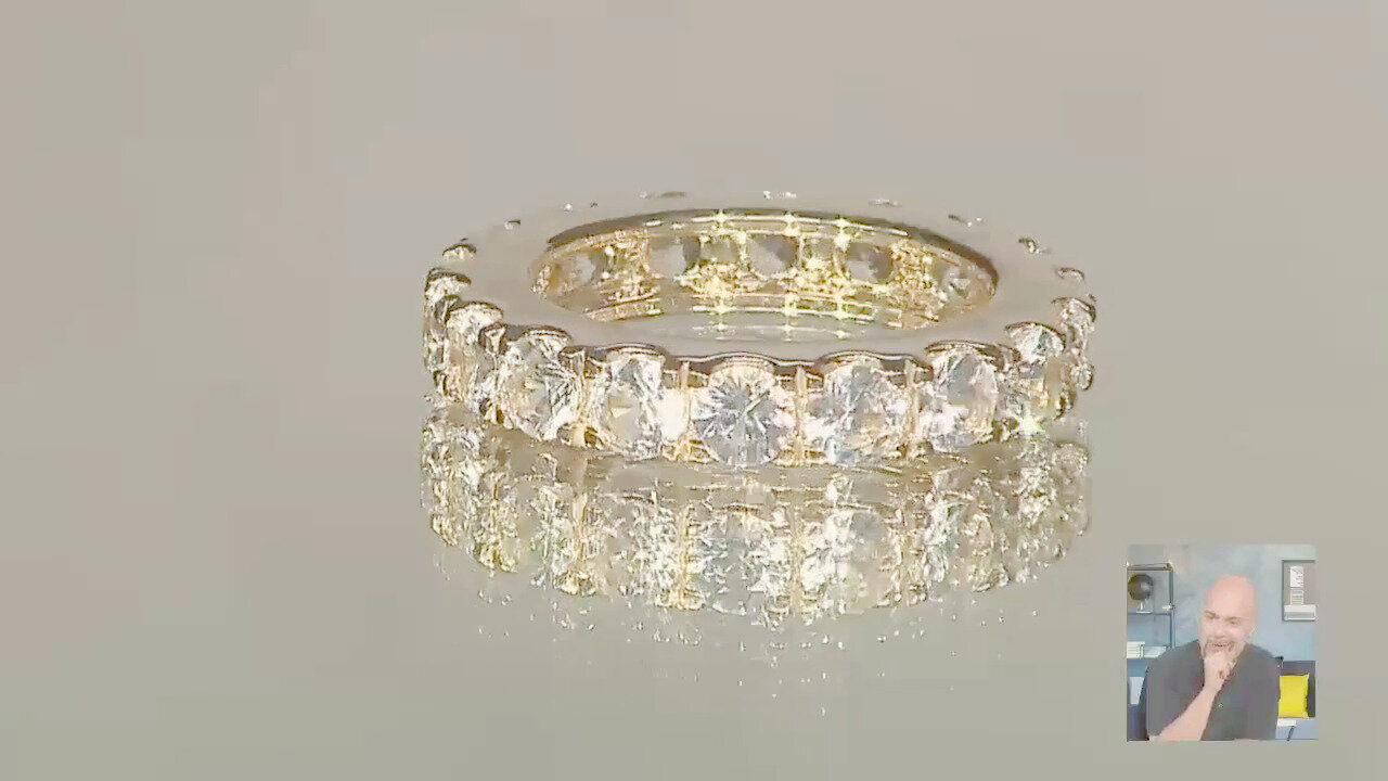Video Anello in oro con Zaffiro Bianco (de Melo)