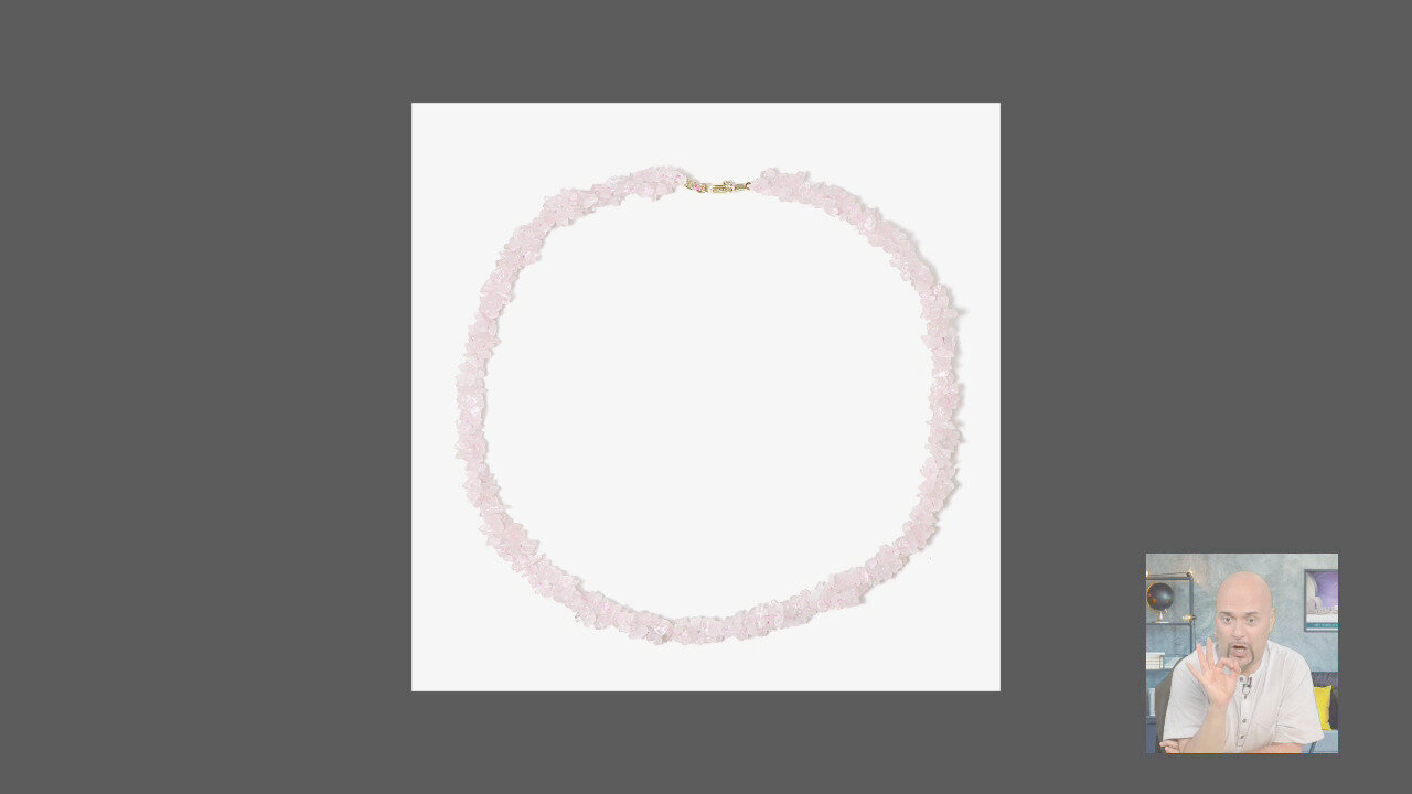 Video Anello in argento con Quarzo Rosa