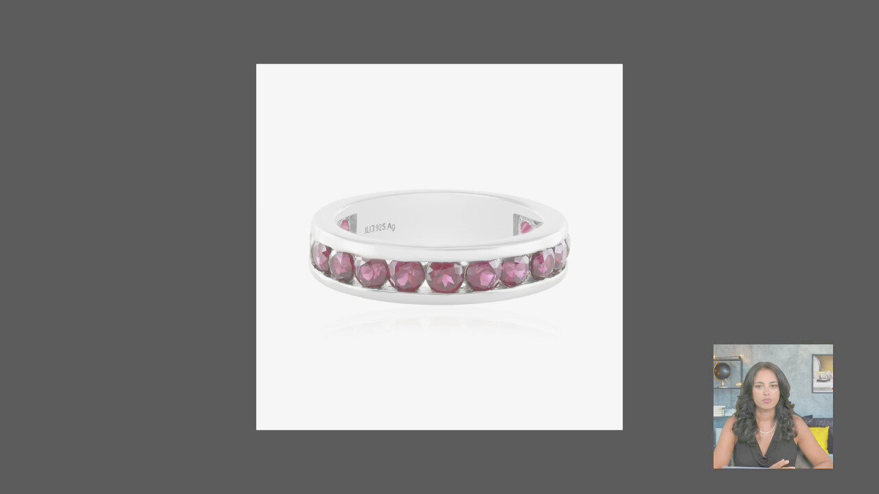Video Anello in argento con Ametista