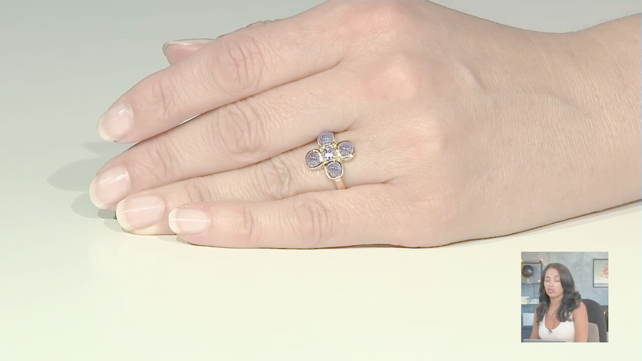 Video Anello in argento con Tanzanite (KM by Juwelo)