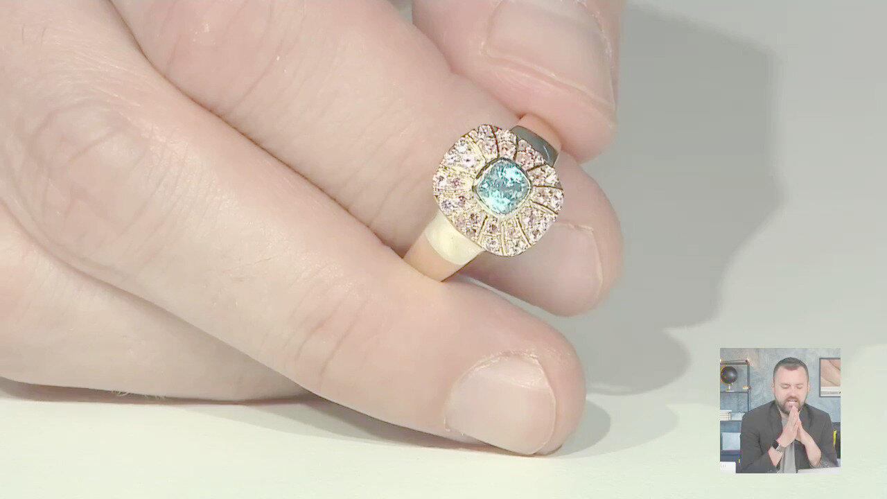 Video Anello in oro con Zircone Ratanakiri (Adela Gold)