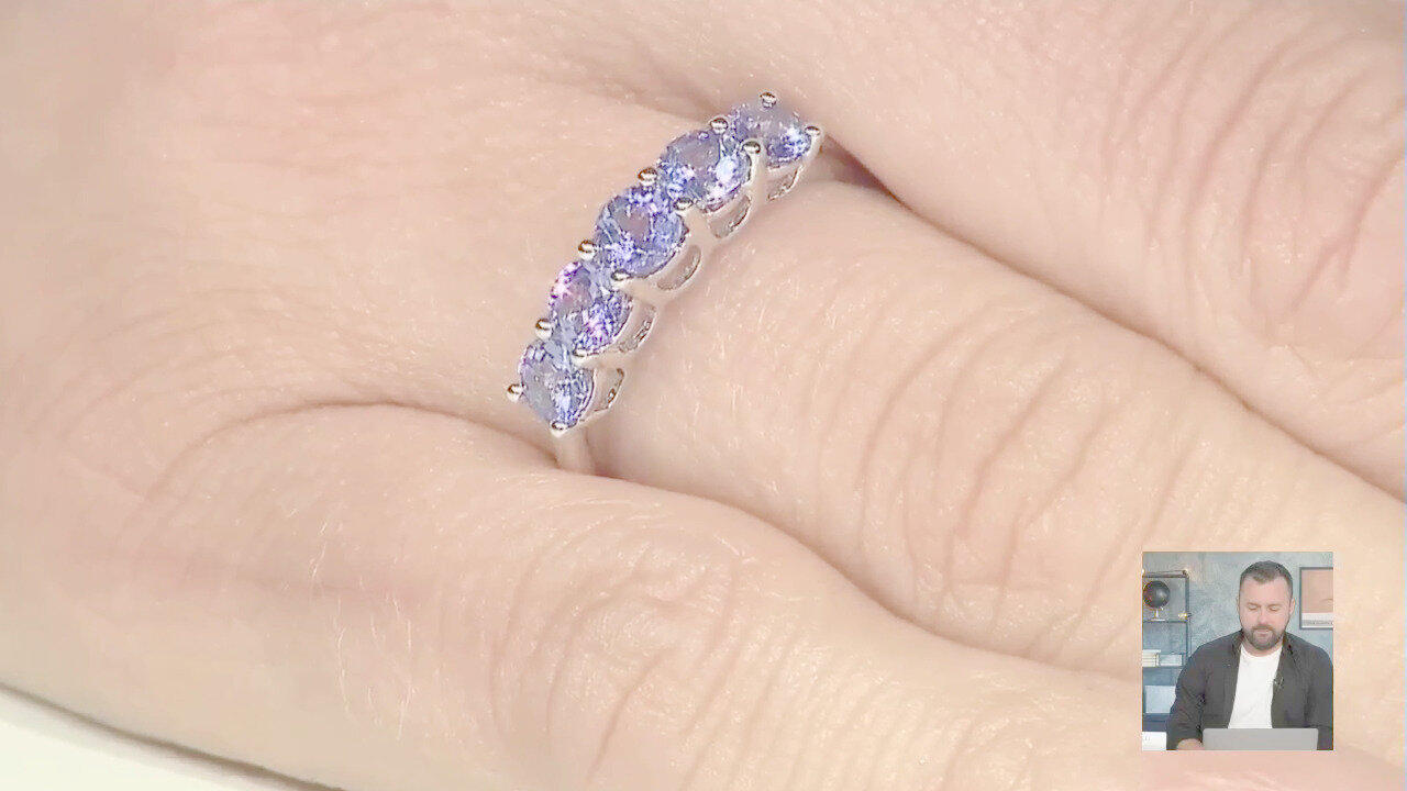 Video Anello in oro con Tanzanite AAA