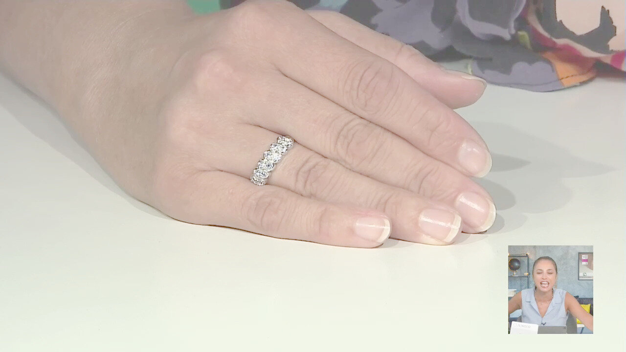 Video Anello in argento con Tanzanite